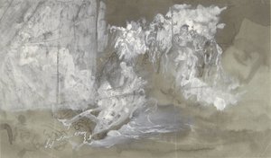 Cloud with Floating Figures by Gustave Dore