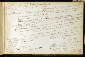Folio 41 of the Workbook No. 19 Manuscript Page of Gustave Flaubert