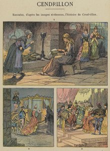 Cinderella (colour litho) by Gustave Fraipont