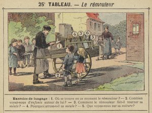 The Knife Grinder by Gustave Fraipont