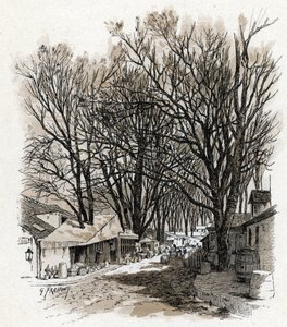 View of the warehouse of Rue Leopold in Bercy, Paris