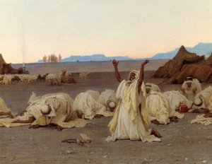 Evening Prayer in the Sahara Desert (detail)