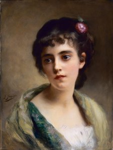 Head of a girl
