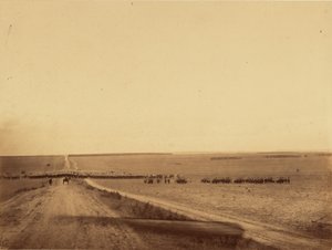 Cavalry Maneuvers, Camp de Chalons by Gustave Le Gray