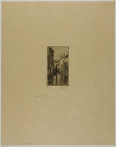 Canal in Venice by Gustave Leheutre