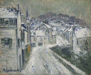 Snow in Pont-Aven, 1922