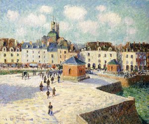 The Quay at Dieppe in Sunlight