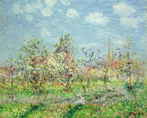 Orchard in Bloom by Gustave Loiseau