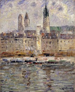 View of Rouen, 1927 by Gustave Loiseau