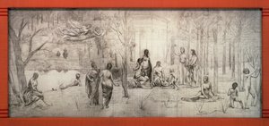 Art Nouveau Frame for Pierre Puvis de Chavannes