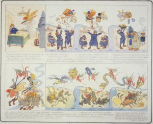World War I / Christmas 1916 / French Caricature