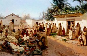 Arab Village Scene
