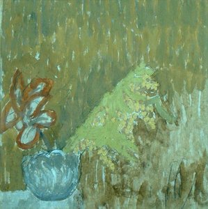 Mimosa and Other Flowers in a Vase, c.1930