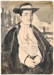 Pope Benedict XV by Gwen John