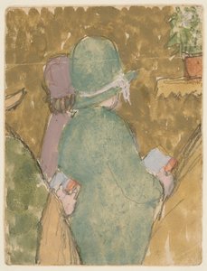Two Figures in Church by Gwen John
