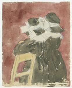 Two Girls Standing in Church