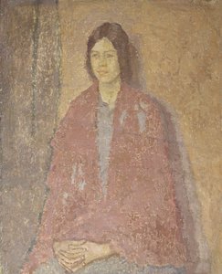 Young Woman in a Red Shawl, c.1912