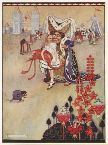 Alice and the Duchess during the Game of Croquet by Gwynedd M. Hudson