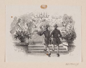Illustration for "The Tinderbox" in H.C. Andersen