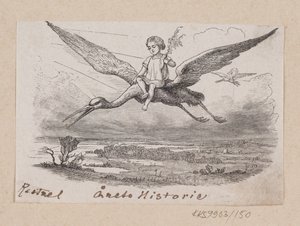 Illustration for "The Story of the Year" in H.C. Andersen