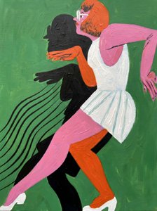 Dancing Woman Silhouette