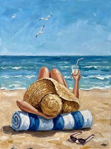 Summer Beach Relaxation by HUGO