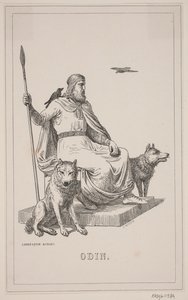 Odin. Illustration for Fabricius