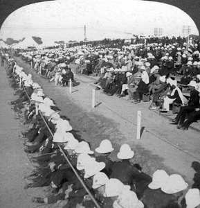 Watching a Football Match Between the Lancashire Fusiliers and Border Regiments, Delhi