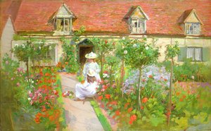 Cottage Garden, Summer by H. Francis Bate