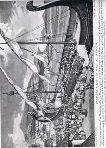Carausius Seizing the Fleet at Boulogne, c.1910