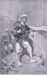 A Japanese soldier