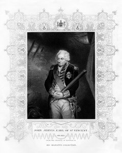 John Jervis, 1st Earl of St Vincent, Admiral in the Royal Navy