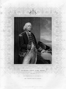 Richard Howe, 1st Earl Howe, English Admiral by H. Robinson