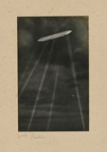 The Shooting Down of a German Dirigible Over London by H. Scott Orr