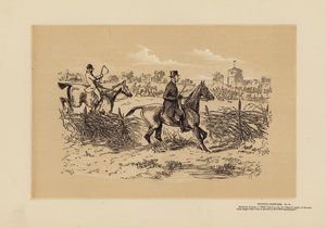 Hunting Sketches, No 11, A Sporting Parson by Hablot Knight (1815 92) Browne