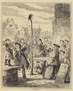A Poll on a Pole by Hablot Knight Browne