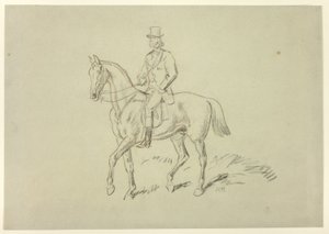 Horseman by Hablot Knight Browne