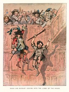Illustration for Barnaby Rudge by Hablot Knight Browne