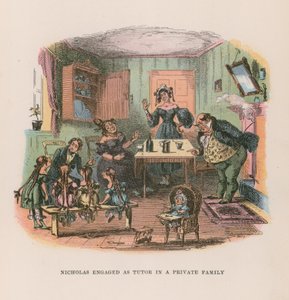 Illustration for Nicholas Nickleby by Hablot Knight Browne