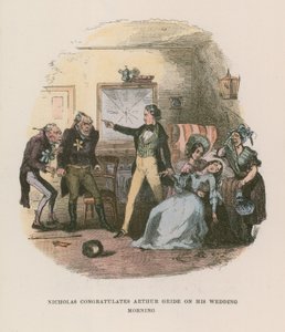 Illustration for Nicholas Nickleby by Hablot Knight Browne