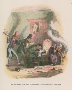 Illustration for Nicholas Nickleby by Hablot Knight Browne