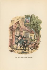 Illustration for Pickwick Papers by Hablot Knight Browne