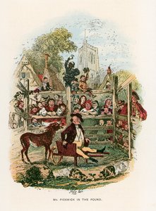 Illustration for the Pickwick Papers by Hablot Knight Browne