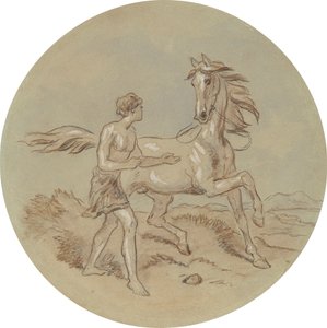 One of Eighteen Designs for a Series of Plates Illustrating Venus and Adonis by Hablot Knight Browne