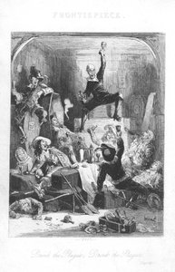 Scene from Old St Pauls by William Harrison Ainsworth, 1855