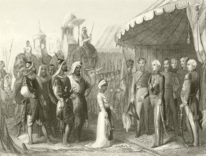 Submission of the Maharajah Dhuleep Singh to Sir Henry Hardinge by Hablot Knight Browne