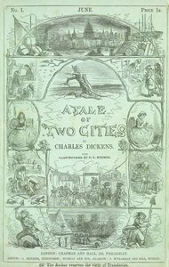 Title page from the first part of the first edition in serialised parts, of the book 