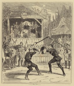 Trial by Battle by Hablot Knight Browne