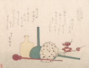 Glass-Wares with Plum Blossoms by Hachifusa Shuri
