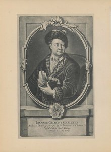 Portrait of the naturalist, botanist and geographer Johann Georg Gmelin 1709-1755, Mid of the 18th century by Haid